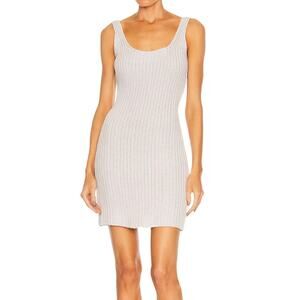 New RTA Nordstrom Lead Crystal Knitted Jady Dress Small LUX Retail $495 Gray